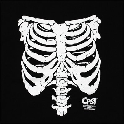 画像3: 【送料無料】CAPTAIN STREET Bone クルーネックスウェット BLACK キャプテンストリート