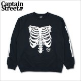 【送料無料】CAPTAIN STREET Bone クルーネックスウェット NAVY キャプテンストリート
