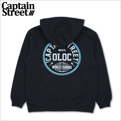 画像1: 【送料無料】CAPTAIN STREET C.E. P/Oパーカー NAVY キャプテンストリート