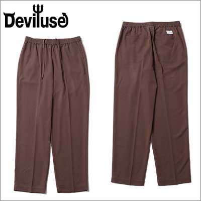 画像1: 【40%OFF】Deviluse デビルユース Slacks パンツ BROWN