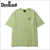 【30%OFF】Deviluse デビルユース Heartaches Stone Wash Tシャツ SEA GREEN