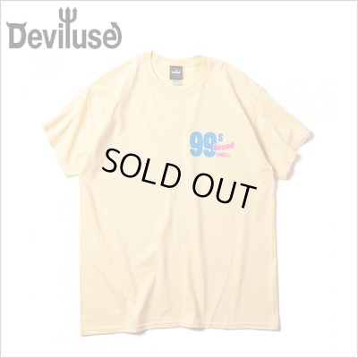 画像1: 【70％OFF】Deviluse デビルユース 99s brand Tシャツ GOLD