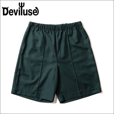 画像1: Deviluse デビルユース Tuck ショーツ GREEN