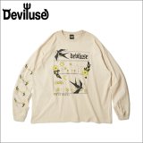 Deviluse デビルユース Swallow L/S Tシャツ SAND