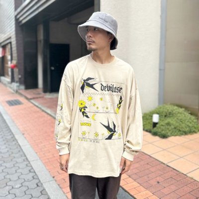 画像2: Deviluse デビルユース Swallow L/S Tシャツ SAND