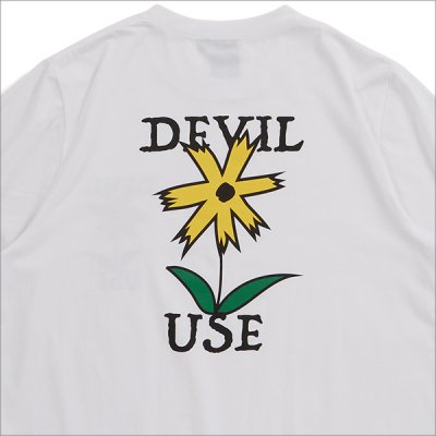画像4: Deviluse デビルユース Prickly Flower Tシャツ WHITE