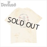 【40％OFF】Deviluse デビルユース Born to Be Free Tシャツ YELLOW TIEDYE