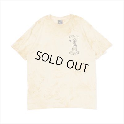 画像2: 【40％OFF】Deviluse デビルユース Born to Be Free Tシャツ YELLOW TIEDYE