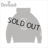 【送料無料】Deviluse デビルユース Bone to be free P/Oパーカー BLACK