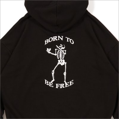 画像4: 【送料無料】Deviluse デビルユース Bone to be free P/Oパーカー BLACK