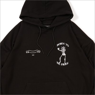 画像5: 【送料無料】Deviluse デビルユース Bone to be free P/Oパーカー BLACK