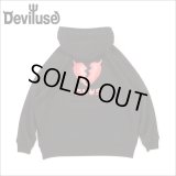 【送料無料】Deviluse デビルユース Plump Heart P/Oパーカー BLACK