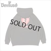 【送料無料】Deviluse デビルユース Plump Heart P/Oパーカー BLACK