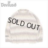 【送料無料】Deviluse デビルユース Border Knit Crewneck BROWN