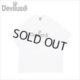 Deviluse デビルユース Foaming Logo Tシャツ WHITE