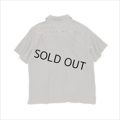 画像2: 【送料無料】Deviluse デビルユース Leopard Open Collar S/Sシャツ SILVER