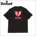 Deviluse デビルユース Plump Heart Tシャツ BLACK