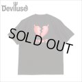Deviluse デビルユース Plump Heart Tシャツ BLACK
