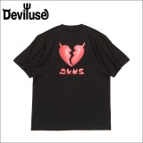 Deviluse デビルユース Plump Heart Tシャツ BLACK