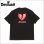画像1: Deviluse デビルユース Plump Heart Tシャツ BLACK (1)