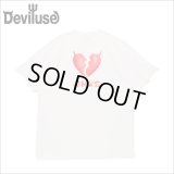 Deviluse デビルユース Plump Heart Tシャツ WHITE