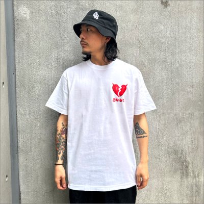 画像3: Deviluse デビルユース Plump Heart Tシャツ WHITE