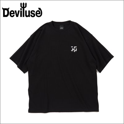画像1: Deviluse デビルユース Molding Tシャツ BLACK