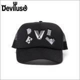 Deviluse デビルユース Adorn メッシュキャップ BLACK