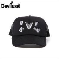 Deviluse デビルユース Adorn メッシュキャップ BLACK