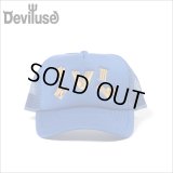 Deviluse デビルユース Adorn メッシュキャップ BLUE