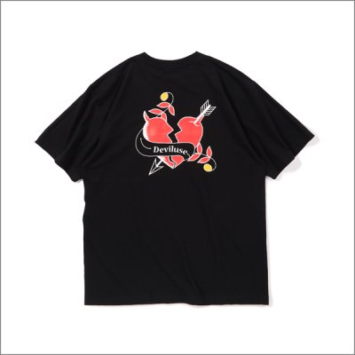 画像2: Deviluse デビルユース Heart Arrow Tシャツ BLACK