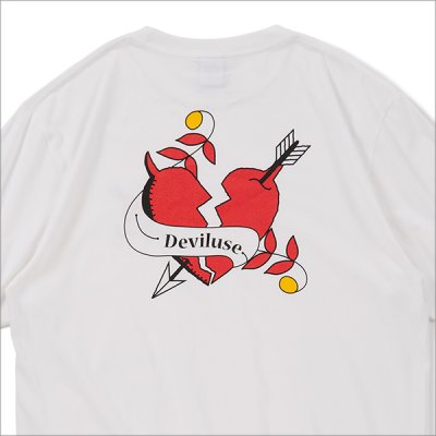 画像4: Deviluse デビルユース Heart Arrow Tシャツ WHITE