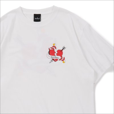 画像5: Deviluse デビルユース Heart Arrow Tシャツ WHITE