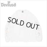 Deviluse デビルユース Lightning L/S Tシャツ WHITE