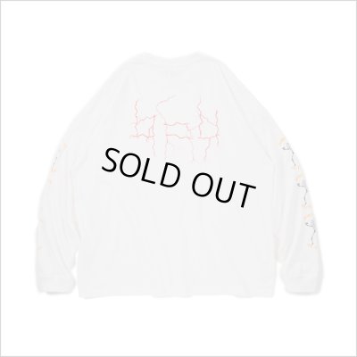 画像2: Deviluse デビルユース Lightning L/S Tシャツ WHITE