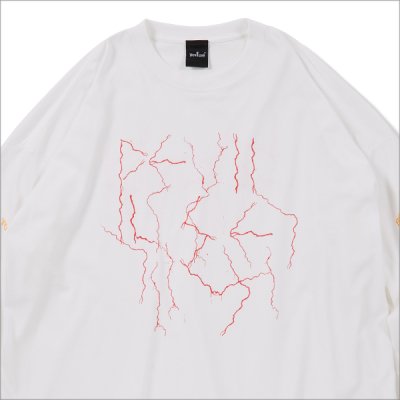画像4: Deviluse デビルユース Lightning L/S Tシャツ WHITE