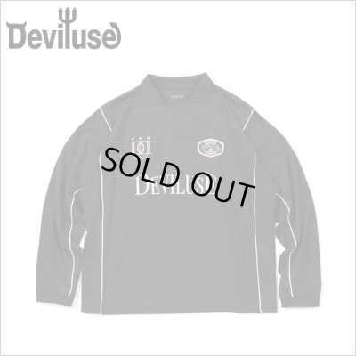 画像1: 【送料無料】Deviluse デビルユース L/S Game Shirt BLACK