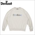 【送料無料】Deviluse デビルユース Molding クルーネックスウェット Washed GRAY