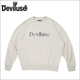 【送料無料】Deviluse デビルユース Molding クルーネックスウェット Washed GRAY