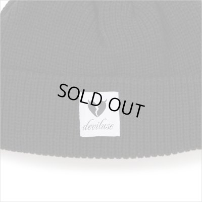 画像2: Deviluse デビルユース Heartaches ビーニー BLACK