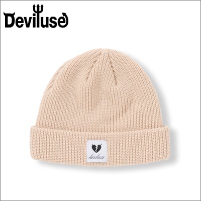 画像1: Deviluse デビルユース Heartaches ビーニー KHAKI