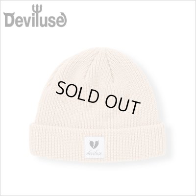 画像1: Deviluse デビルユース Heartaches ビーニー KHAKI
