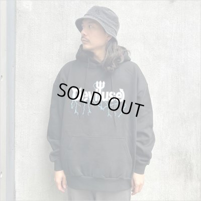 画像2: 【送料無料】Deviluse デビルユース Volt Logo P/Oパーカー BLACK