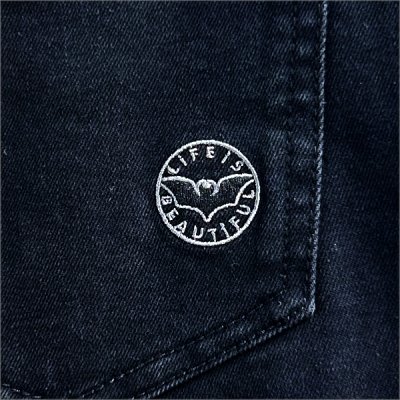 画像3: 【送料無料】Deviluse デビルユース ROCK STAR SKINNY FIT パンツ SiM MODEL BLACK