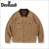 【送料無料】Deviluse デビルユース Suede JKT BEIGE