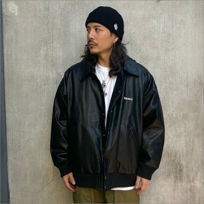 画像3: 【送料無料】Deviluse デビルユース Varsity JKT BLACK