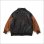 画像2: 【送料無料】Deviluse デビルユース Varsity JKT BLACK/BROWN (2)