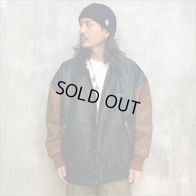 画像3: 【送料無料】Deviluse デビルユース Varsity JKT BLACK/BROWN