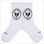画像2: Deviluse デビルユース Liberty Socks WHITE (2)