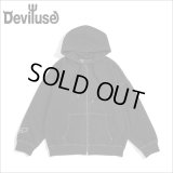 【送料無料】Deviluse デビルユース Denim ZIPパーカー BLACK
